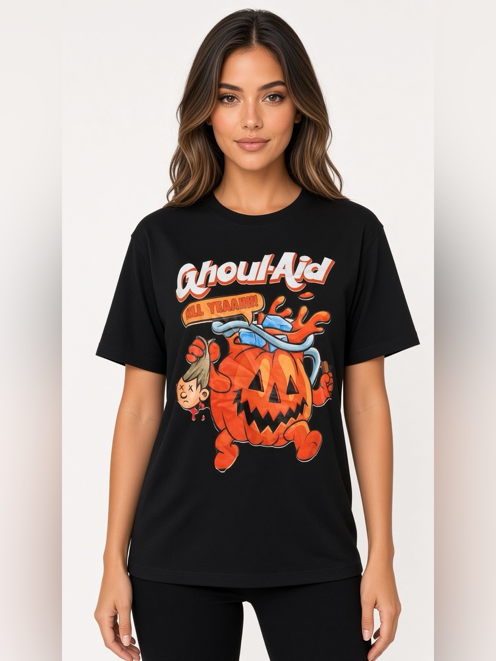 Brand New Ghoul-Aid Halloween Graphic Tee Parody Shirt